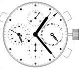 Mouvement chronographe AROLA 7750 F9C3h